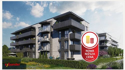 Do sprzedania nowoczesne mieszkanie 48,46 m² z balkonem mieszkanie Kraków, Zygmunta Glogera