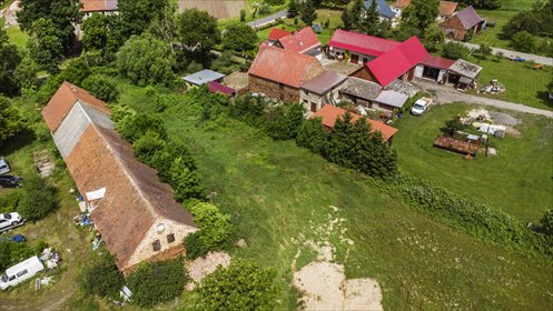 Działa z budynkiem gospodarczym Bożnów działka Bożnów