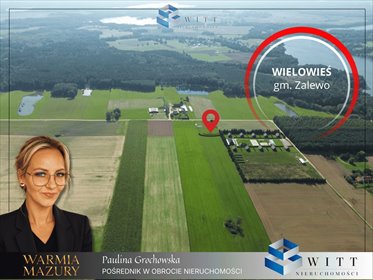 Do sprzedania działki 1222 m² w Wielowsi nad jeziorami działka Wielowieś