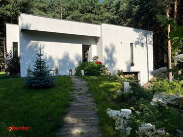 Nowoczesny dom 184 m² z biurem i garażem w Laski Małe dom Laski Małe