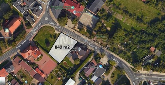 Na sprzedaż działka 849 m² pod usługę i mieszkanie w Szczecinie działka Szczecin, Warszewo, Rostocka
