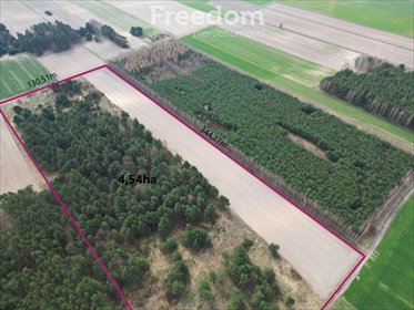działka na sprzedaż 45400m2 działka Krosno