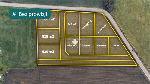 działka na sprzedaż 656m2 działka Stare Kupiski, Świerkowa