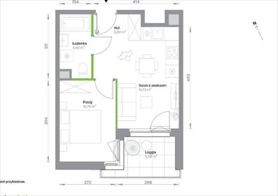 Na sprzedaż nowoczesne 34 m² w inwestycji bez PCC mieszkanie Warszawa, Włochy, al. Krakowska