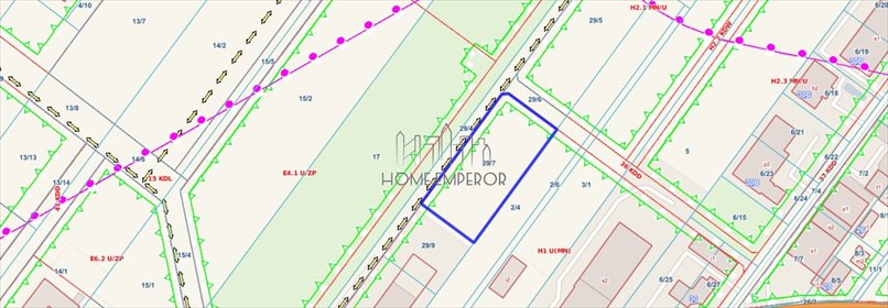 Na sprzedaż działka 3544 m² z funkcjami usługowymi w Ursynowie działka Warszawa, Ursynów, Jeziorki, Baletowa