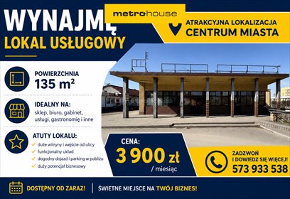 Przestronny lokal usługowy w centrum Krosna z klimatyzacją lokal użytkowy Krosno