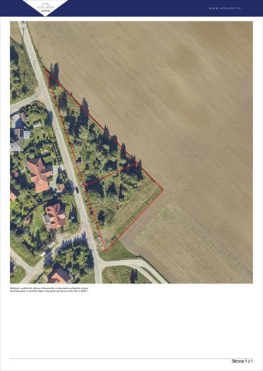 działka na sprzedaż 2257m2 działka Chwaszczyno, Kaszubska Droga