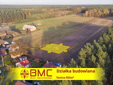 działka na sprzedaż 502m2 działka Tanina