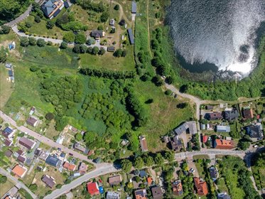 Do sprzedania działka nad jeziorem Wisełka 1091 m² z widokiem działka Wisełka, Przytulna