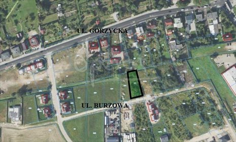 działka na sprzedaż 772m2 działka Ostrów Wielkopolski, Burzowa