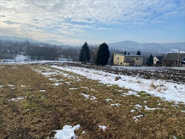 działka na sprzedaż 1100m2 działka Mucharz