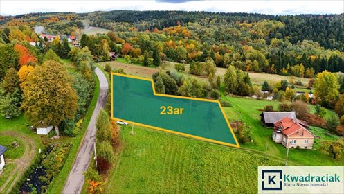 działka na sprzedaż 2258m2 działka Bratkówka