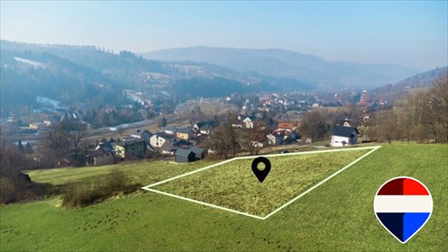 Działka w Brennej z widokiem na Beskidy, 2044 m² działka Brenna, Partyzantów