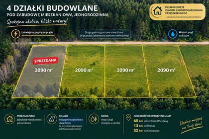 Działka rekreacyjna 2093 m² w Idzikowicach. działka Idzikowice