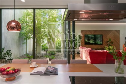 Ekskluzywny dom z lasem, nagrodzona architektura, prywatność dom Tychnowy, Dworska