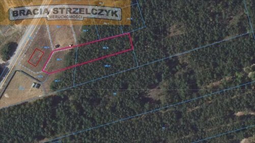 Sprzedam działkę 1446 m² z mediami, lasem i rekreacją działka Łacha