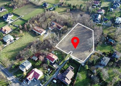 Działka budowlana 4183 m² z mediami, blisko Bielska działka Jaworze, Topolowa