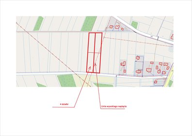 działka na sprzedaż 2529m2 działka Jaślany, Bugaj