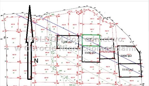 działka na sprzedaż 1000m2 działka Uraz