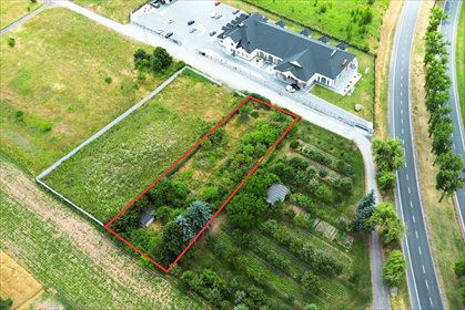 Działka usługowa 2045 m² przy skrzyżowaniu w Lubinie działka Lubin, Tulipanowa