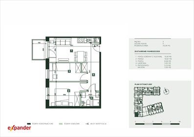 mieszkanie na sprzedaż 43m2 mieszkanie Wrocław, Strachowicka