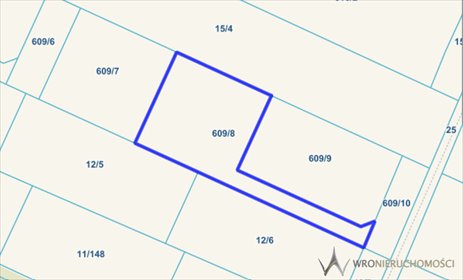 działka na sprzedaż 1007m2 działka Kobierzyce