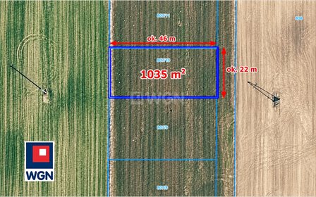 działka na sprzedaż 1035m2 działka Wtórek, Wtórek