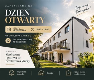 Dom bliźniak 136 m² z ogrodem i garażem. dom Wołomin