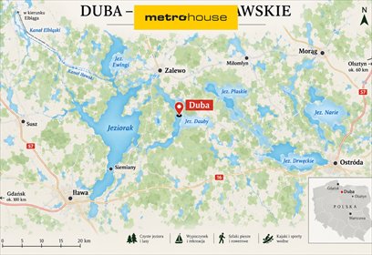 Sprzedam działkę budowlaną 1047 m² w Duba z WZ i udziałem w drodze działka Duba