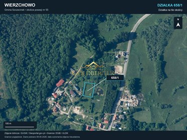 Do sprzedania działka 1501 m² w Wierzchowie z możliwością zabudowy działka Wierzchowo