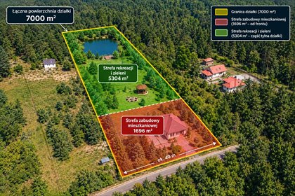 Malownicza działka 7000 m² w Grabiach - polecam działka Grabie
