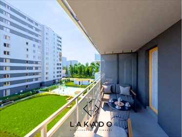 Przestronne 3-pokojowe mieszkanie 74 m² z dużym balkonem mieszkanie Kraków, Podgórze Duchackie, Podedworze