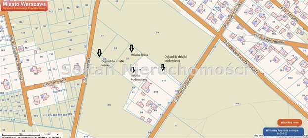 Działka 4000 m2 z lasem, warunki na 2 domy, spokój działka Warszawa, Wawer, Falenica, Techniczna