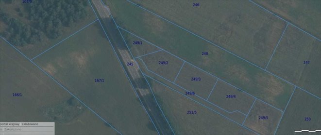 działka na sprzedaż 1001m2 działka Skorzewo