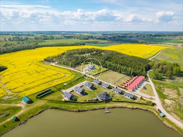 Kompleks wypoczynkowy na Mazurach z 7 domkami i infrastrukturą lokal użytkowy Sterławki Średnie