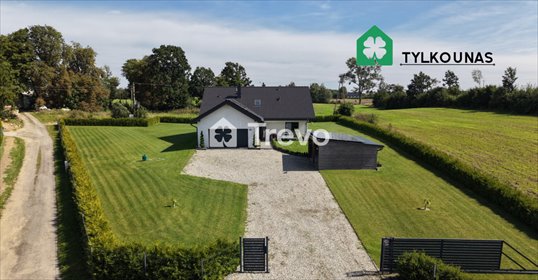 Nowoczesny dom 240 m² na dużej ogrodzonej działce. dom Leśno, Słoneczna