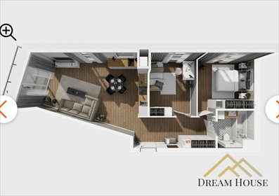 mieszkanie na sprzedaż 60m2 mieszkanie Gdańsk, Niedźwiednik, Leśna Góra