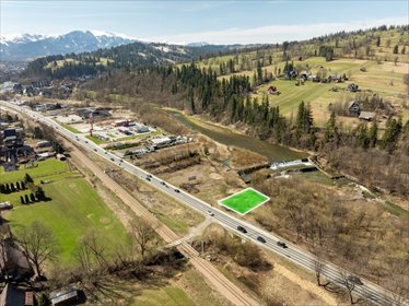 Działka inwestycyjna 458 m² przy DK 47, blisko Zakopanego działka Biały Dunajec, Jana Pawła II