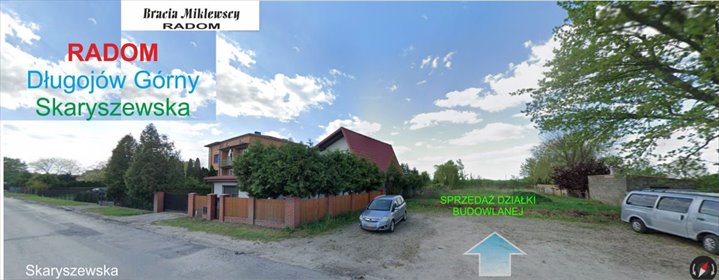 Działka budowlana na sprzedaż Radom, Długojów Górny, Skaryszewska 1 126m2 Foto 3