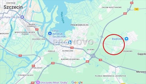 Polecam działki przemysłowe 90 284 m² z planem zagospodarowania działka Szczecin, Dąbie