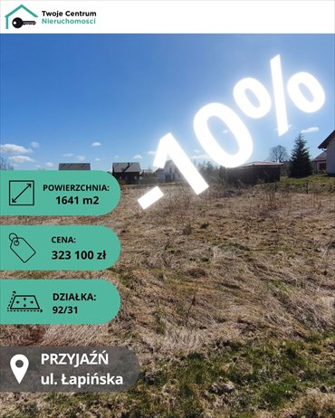 Działka 1641 m² pod dom w sercu Kaszub – idealna inwestycja! działka Przyjaźń, łapińska 9