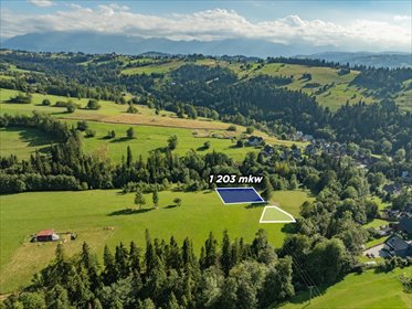 Sprzedam działkę 1203 m² w Gliczarowie Dolnym działka Gliczarów Dolny