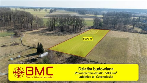 Duża działka budowlana 5000 m² z zielonym otoczeniem działka Lubliniec, Czarnoleska