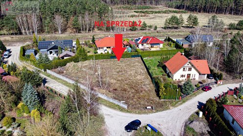 Działka 1479 m² pod dom w lesie, pełne uzbrojenie działka Dolaszewo