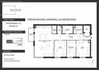 mieszkanie na sprzedaż 107m2 mieszkanie Gdynia, Orłowo, Inżynierska