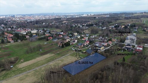 Działka budowlana 1635 m² z mediami, blisko centrum Rzeszowa działka Rzeszów, Dębicka
