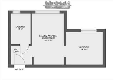mieszkanie na sprzedaż 30m2 mieszkanie Warszawa, Wilanów, Zawady, Zaściankowa