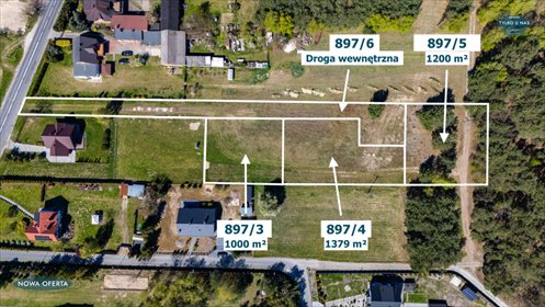Działki pod zabudowę jednorodzinną w Łobudzicach, 1000-1379 m² działka Łobudzice, Akacjowa