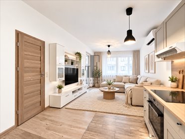 Na sprzedaż 2-pokojowe mieszkanie 41 m² z klimatyzacją mieszkanie Ząbki, Hansa Christiana Andersena