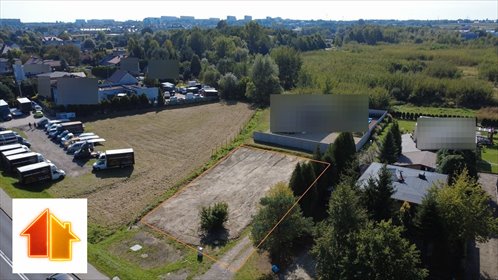 Działka 801 m² pod dom i działalność w Żorach, media działka Żory, Rybnicka